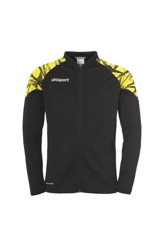 UHLSPORT Sweatjacke GOAL 25 POLY JACKE schwarz/limonengelb
