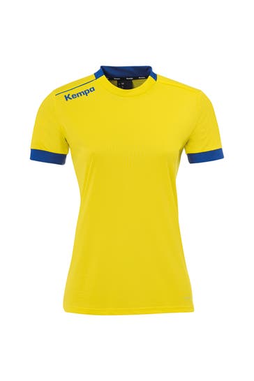 KEMPA T-Shirt PLAYER TRIKOT WOMEN limonengelb/royal