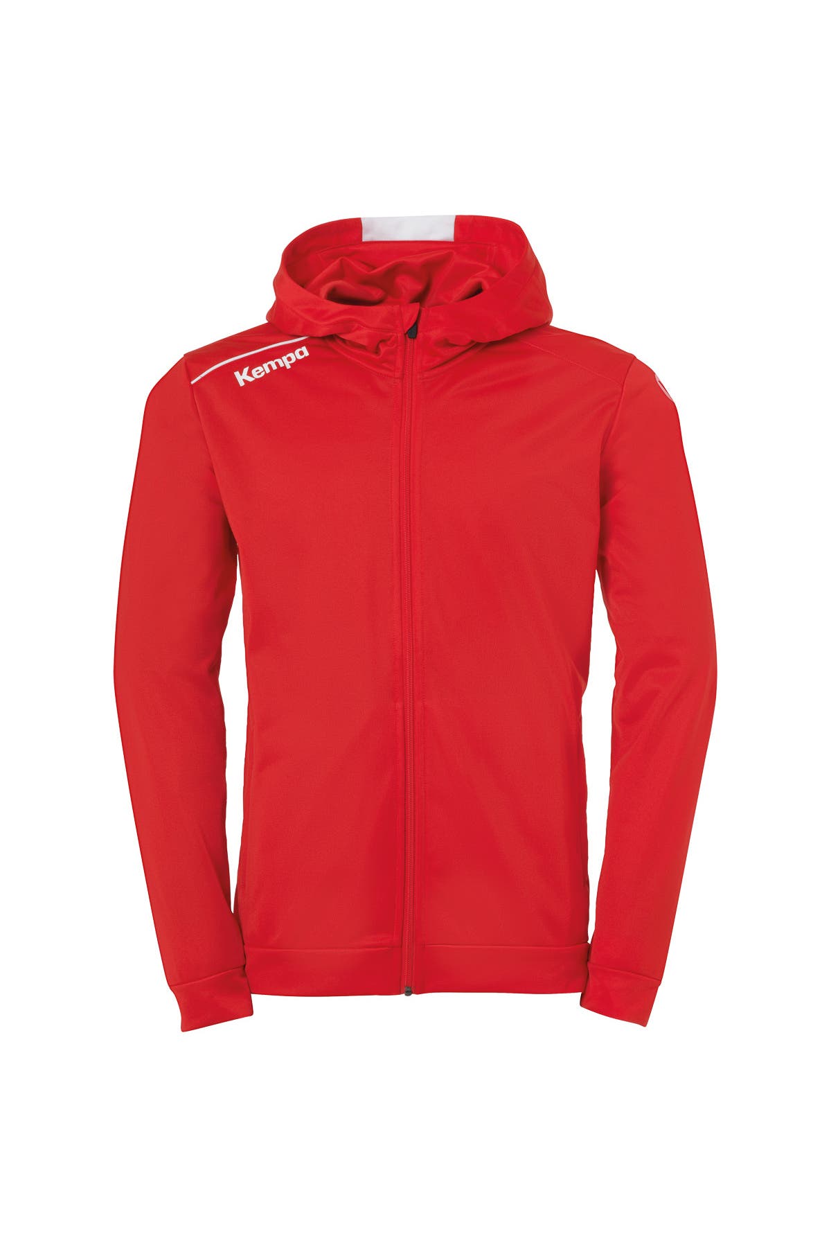 KEMPA Sweatjacke PLAYER HOOD JACKET rot/weiß, Bild 1