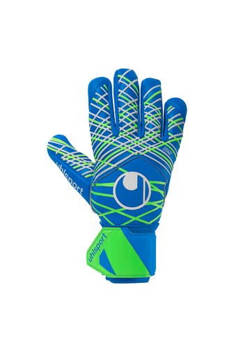 UHLSPORT Handschuhe AQUASOFT HN pacific blau/fluo grün/weiß