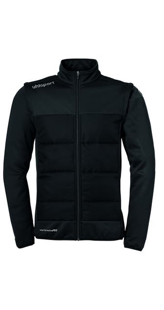 UHLSPORT Sweatjacke ESSENTIAL MULTI WITH REM. SLEEVES schwarz