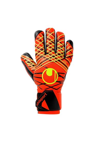 UHLSPORT Handschuhe Prediction Supersoft HN fluo rot/fluo gelb/schwarz