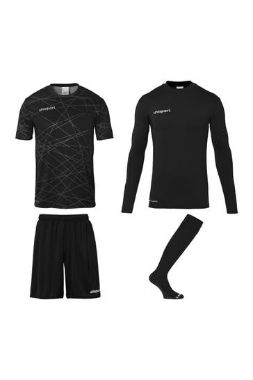 UHLSPORT Torwart-Set Prediction schwarz