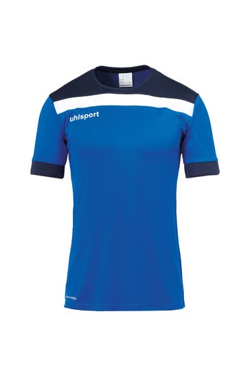 UHLSPORT T-Shirt OFFENSE 23 azurblau/marine/weiß