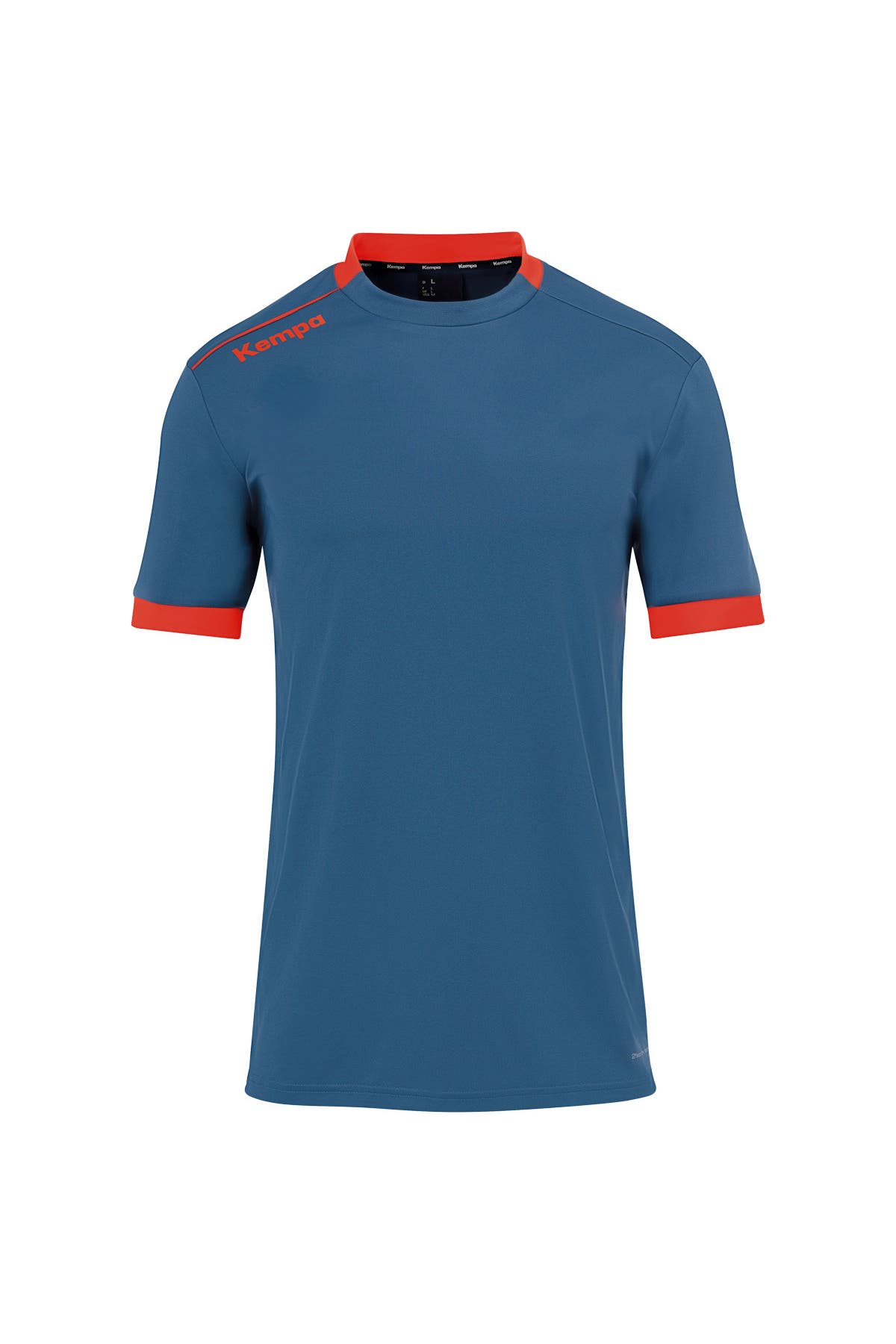 KEMPA T-Shirt PLAYER TRIKOT ice grau/fluo rot, Bild 1