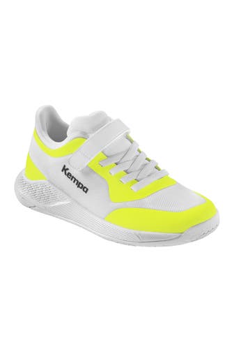 KEMPA Sportschuhe Kourtfly Kids weiß/fluo gelb