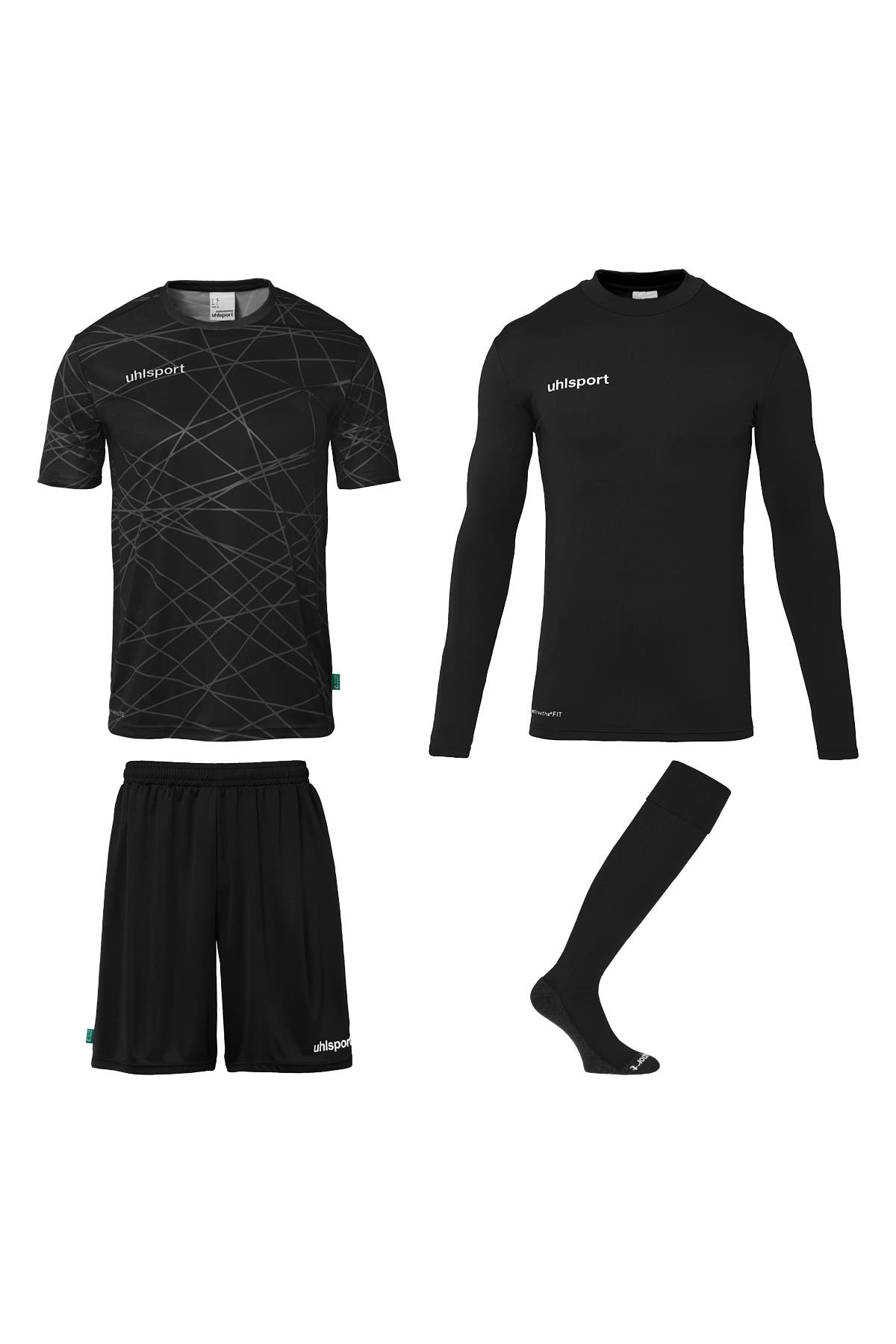 UHLSPORT Torwart-Set Prediction schwarz, Bild 1