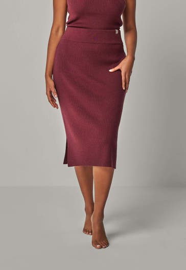 YOU LOOK PERFECT Maxirock ERIKA Bordeaux