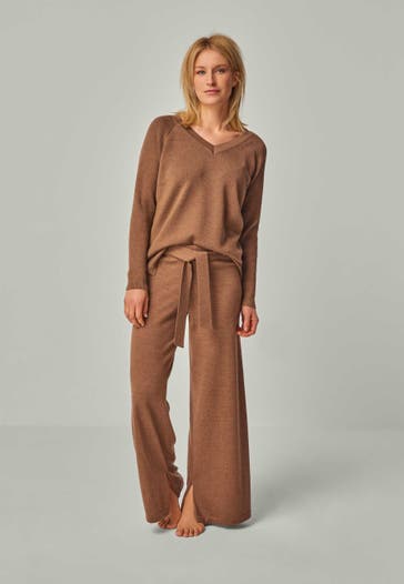 YOU LOOK PERFECT Loungewear-Set DORINA & BAILEY Cognac