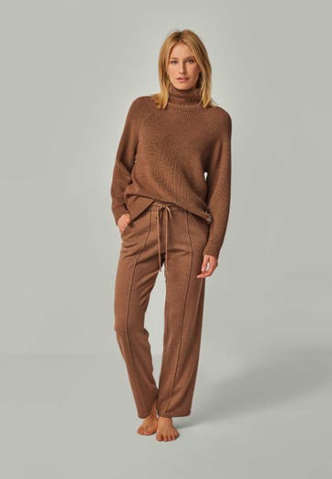 YOU LOOK PERFECT Loungewear-Set EVE & ELISA Cognac