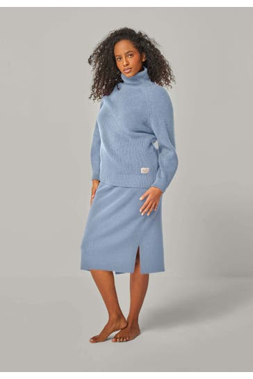 YOU LOOK PERFECT Loungewear-Set EVE & ERIKA Himmelblau