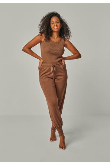 YOU LOOK PERFECT Loungewear-Set BLOSSOM & BELLA Cognac