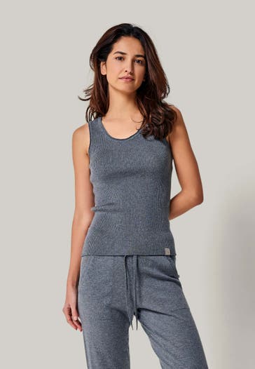 YOU LOOK PERFECT Top BLOSSOM Anthrazit