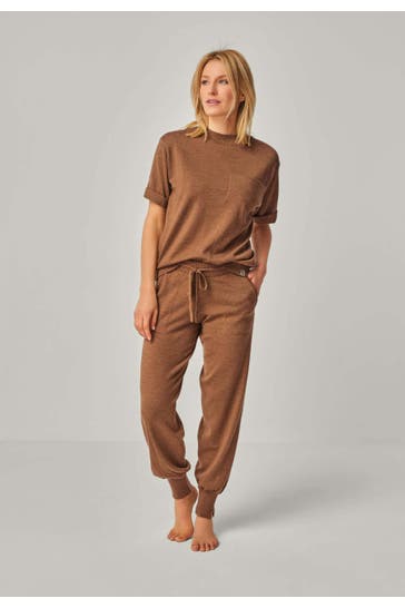 YOU LOOK PERFECT Loungewear-Set ELFIE & BELLA Cognac