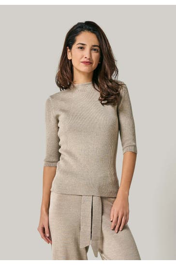 YOU LOOK PERFECT Pullover DARIA Taupe
