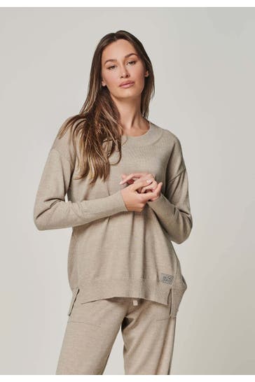 YOU LOOK PERFECT Pullover BELLA Taupe (Light brown)