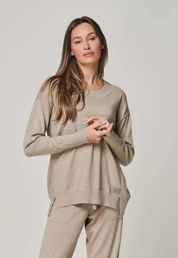 YOU LOOK PERFECT Pullover BELLA Taupe (Light brown)