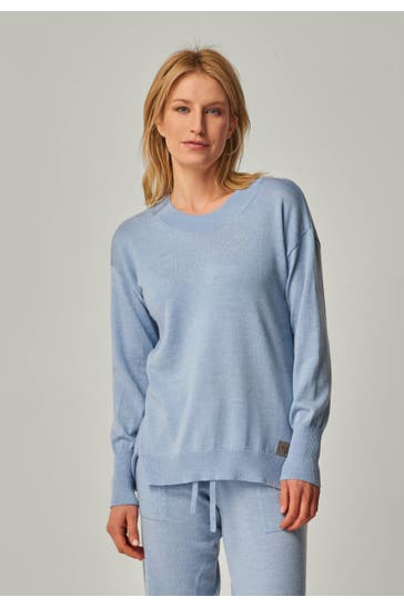 YOU LOOK PERFECT Pullover BELLA Himmelblau