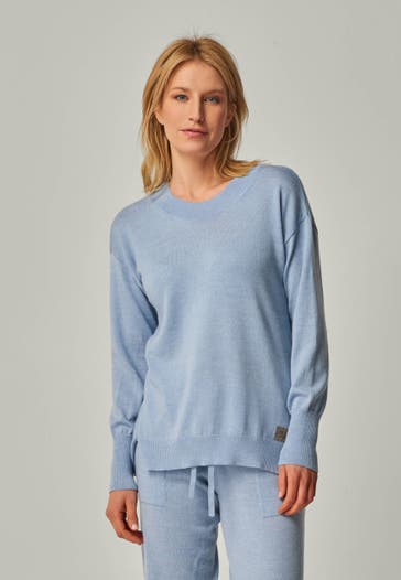 YOU LOOK PERFECT Pullover BELLA Himmelblau
