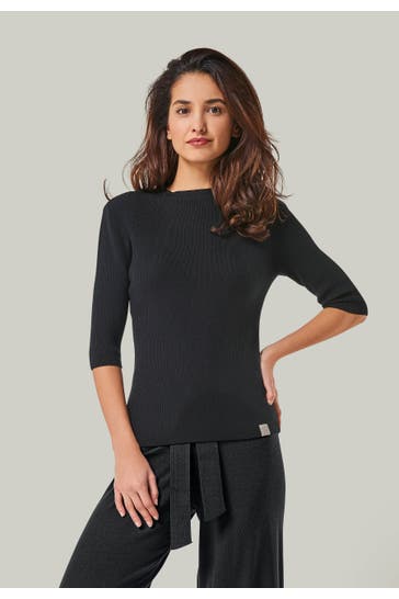YOU LOOK PERFECT Pullover DARIA Schwarz