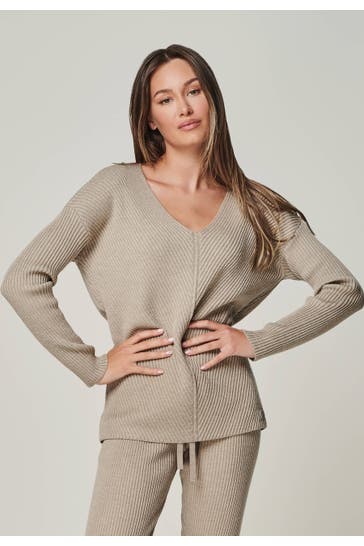 YOU LOOK PERFECT Pullover BLOSSOM Taupe (Light brown)