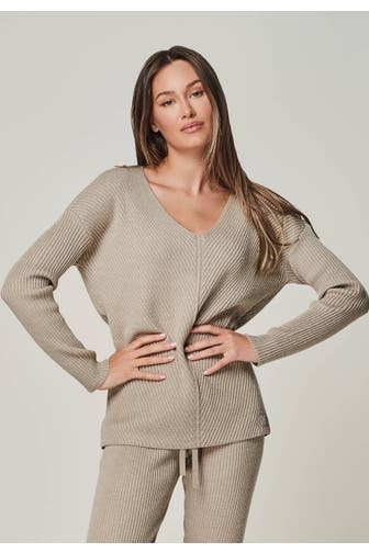 YOU LOOK PERFECT Pullover BLOSSOM Taupe (Light brown)