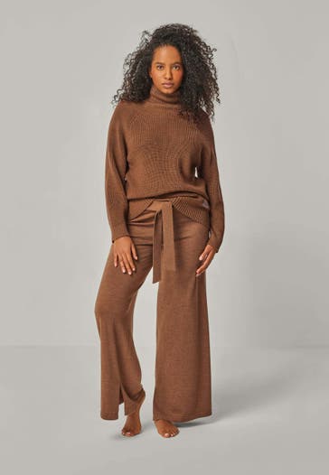 YOU LOOK PERFECT Jumpsuit EVE & BAILEY Cognac