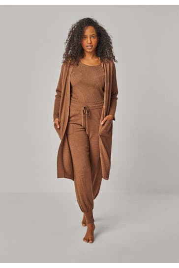 YOU LOOK PERFECT Loungewear-Set BLOSSOM & BELLA Cognac