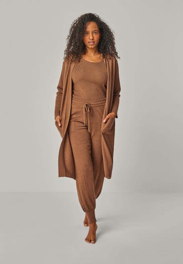 YOU LOOK PERFECT Loungewear-Set BLOSSOM & BELLA Cognac
