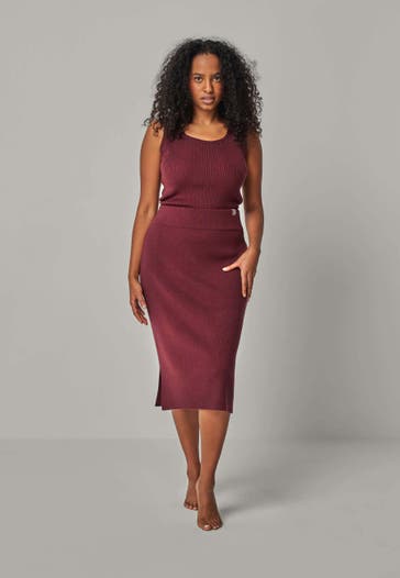 YOU LOOK PERFECT Loungewear-Set BLOSSOM & ERIKA Bordeaux