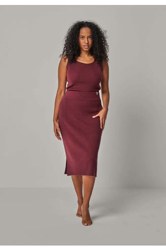 YOU LOOK PERFECT Loungewear-Set BLOSSOM & ERIKA Bordeaux