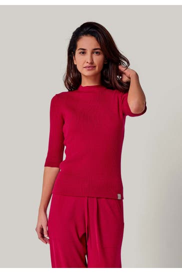 YOU LOOK PERFECT Pullover DARIA Kirschrot