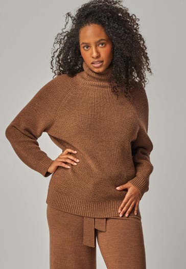 YOU LOOK PERFECT Pullover EVE Cognac