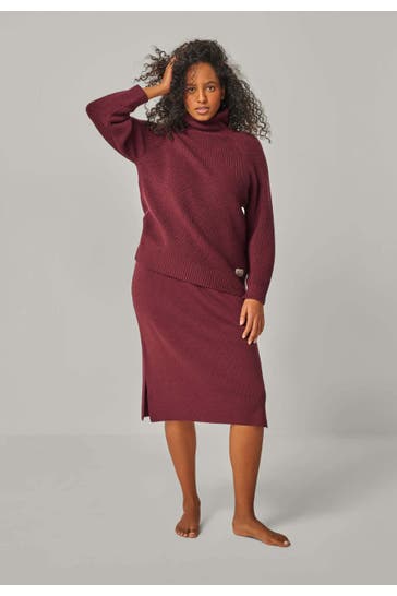 YOU LOOK PERFECT Loungewear-Set EVE & ERIKA Bordeaux