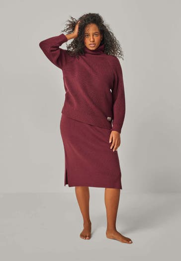 YOU LOOK PERFECT Loungewear-Set EVE & ERIKA Bordeaux