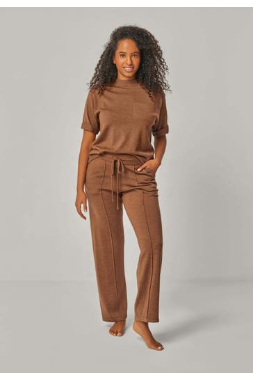 YOU LOOK PERFECT Loungewear-Set ELFIE & ELISA Cognac