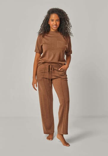 YOU LOOK PERFECT Loungewear-Set ELFIE & ELISA Cognac