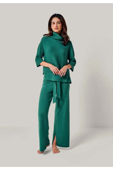 YOU LOOK PERFECT Loungewear-Set BAILEY Smaragdgrün
