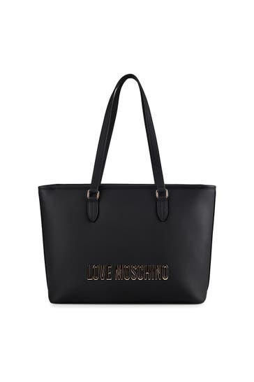 LOVE MOSCHINO Shopper nero-gold