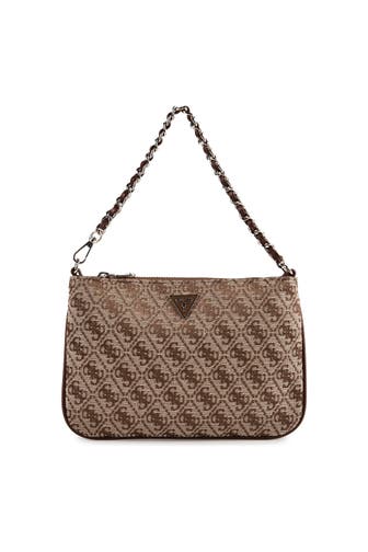 GUESS Handtasche latte logo