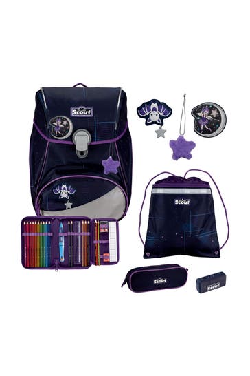 SCOUT Alpha Safety Light Schulranzen-Set 5-teilig