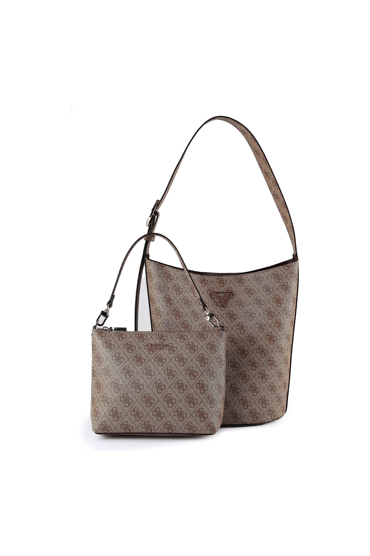 GUESS Handtasche latte logo, Bild 1