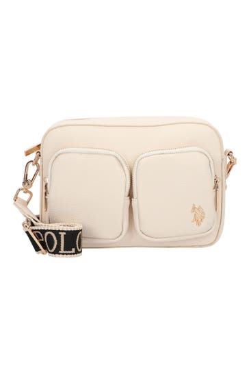 U.S. POLO ASSN. Umhängetasche off white
