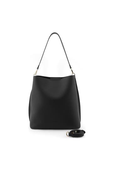 SEIDENFELT Umhängetasche black