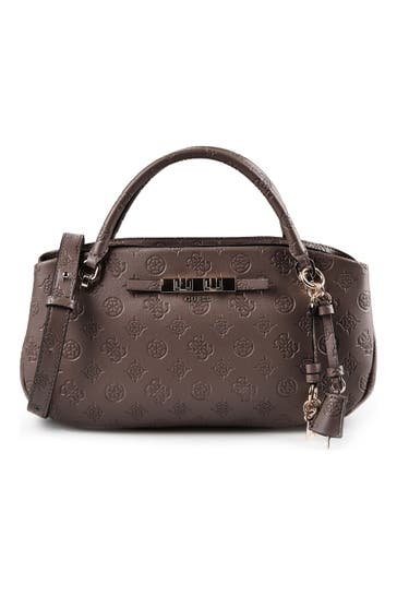 GUESS Umhängetasche taupe logo