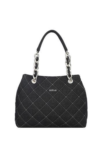 REPLAY Handtasche denim black