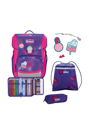 SCOUT Neo Schulranzen-Set 4-teilig