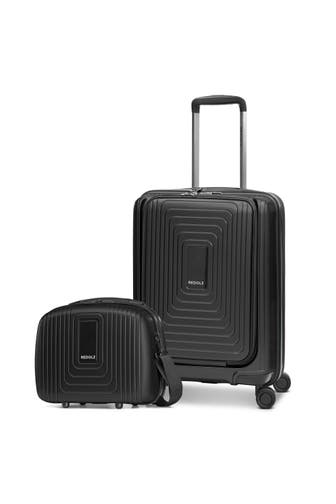 REDOLZ Koffer blackmetallic