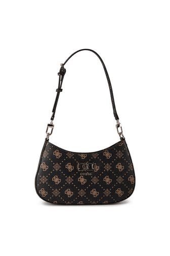 GUESS Handtasche espresso logo
