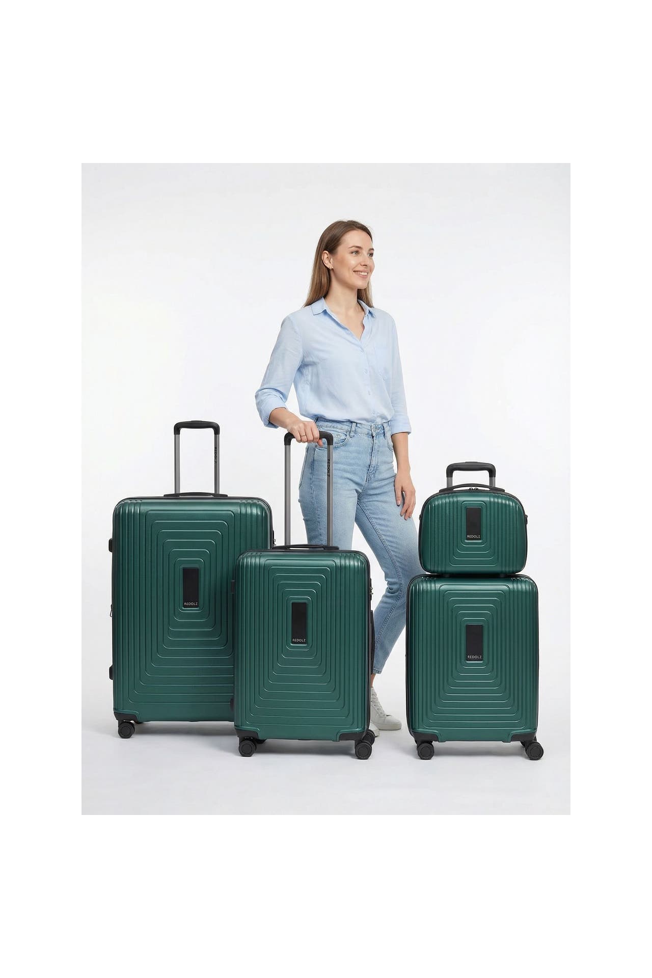 REDOLZ Koffer pearl-green metallic, Bild 1